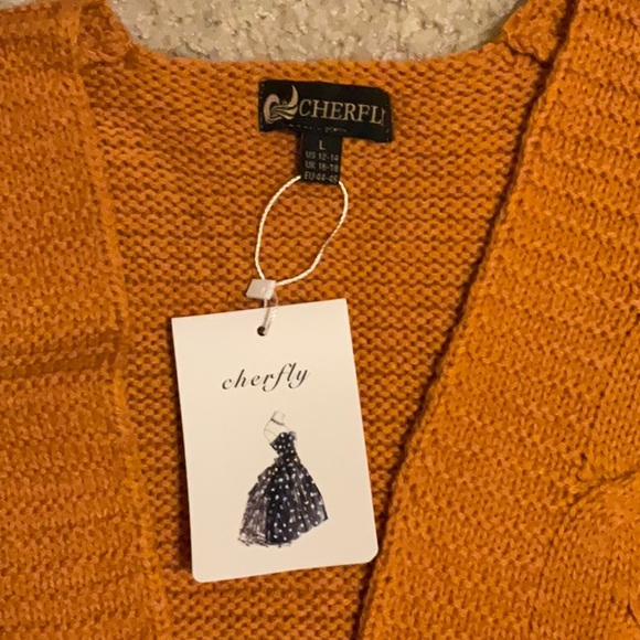 Mustard Yellow Cardigan - Picture 3 of 3